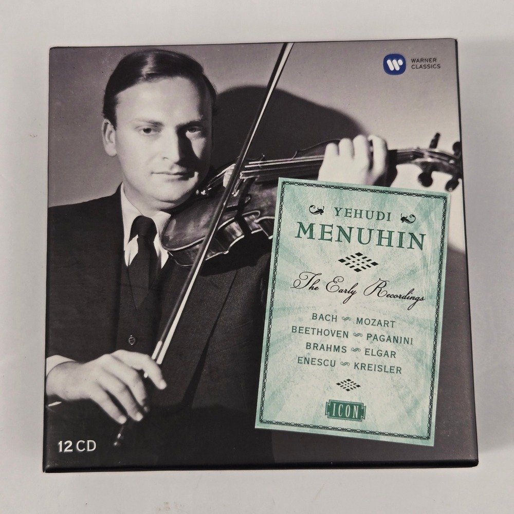 Yehudi Menuhin The Early Recordings 12 CD Box Set Warner Classics Icon 2013
